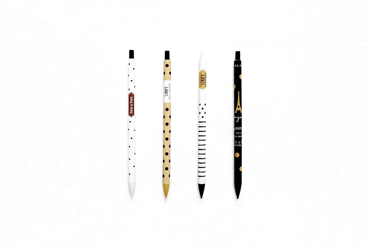 PARIS FRANCE Themed 4 Piece Set 0.5mm Mechanical Lead Pencils Etsy