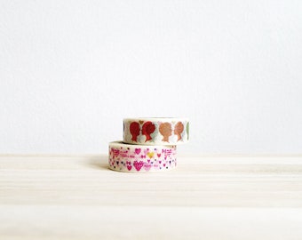 VALENTINES DAY Themed Washi Deco Tape 15mm x 10 Meters