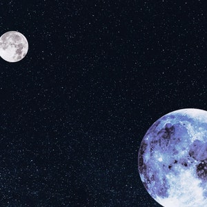 Full Moon & Blue Moon Pop Up Sticky Notes