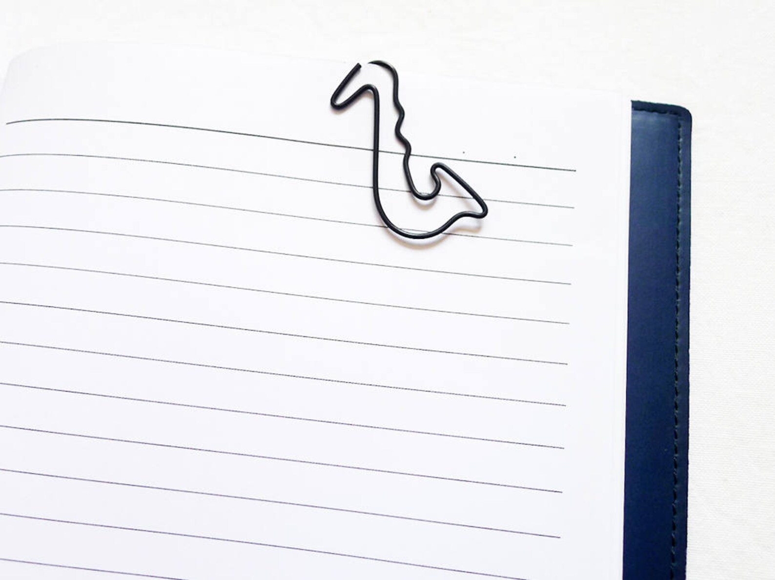 SAXOPHONE Shaped Wire Paper Clips 3 Pack in Assorted Colors (1
