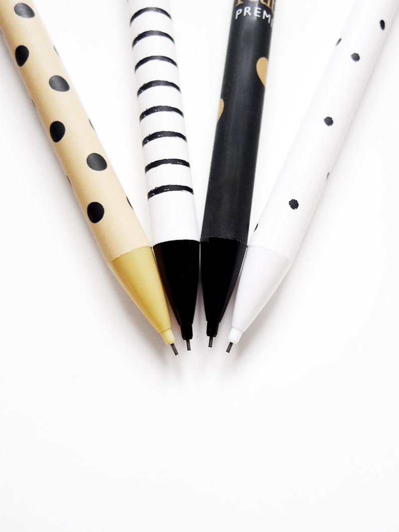 PARIS FRANCE Themed 4 Piece Set 0.5mm Mechanical Lead Pencils Etsy