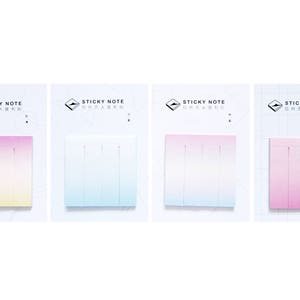 STICKY FLAGS in Assorted Pastel Colors (120 Flags)