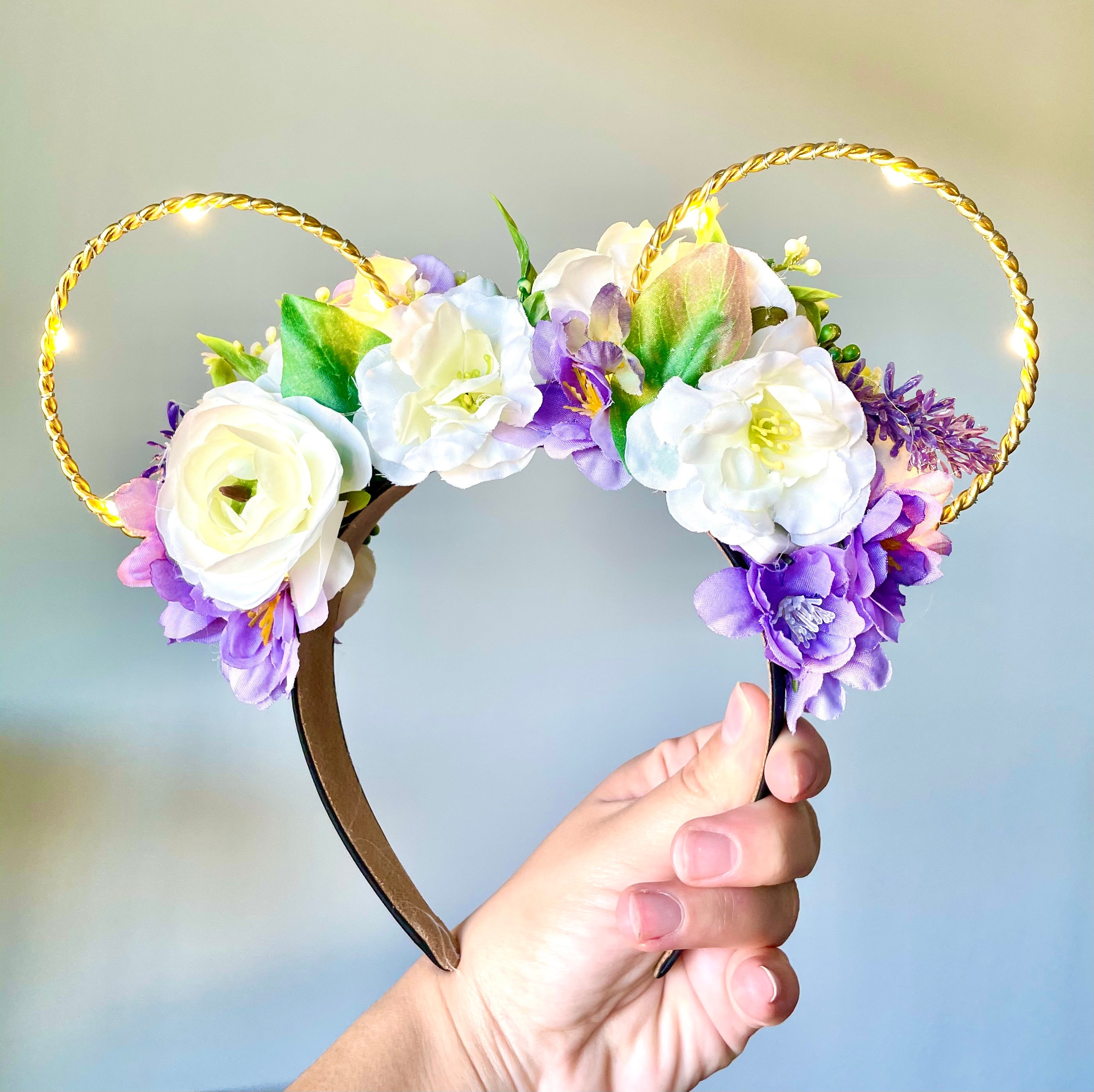 Lavender dream Mickey ears/ Flower and Garden Festival ears / Etsy
