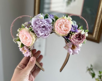 Dreamy Lavender Hues Mickey Ears / Purple Disney Ears / Princess Minnie Ears