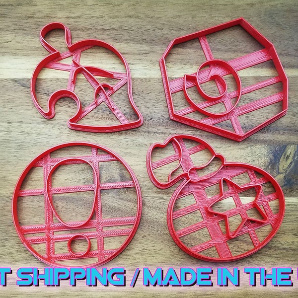 Animal Crossing Inspired Cookie Cutters. Throw a Animal Crossing themed Party with custom cookies!