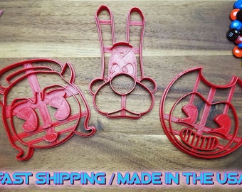 Bendy and the Ink Machine Cookie Cutters. Throw a Bendy and the Ink Machine themed Party with custom cookies!