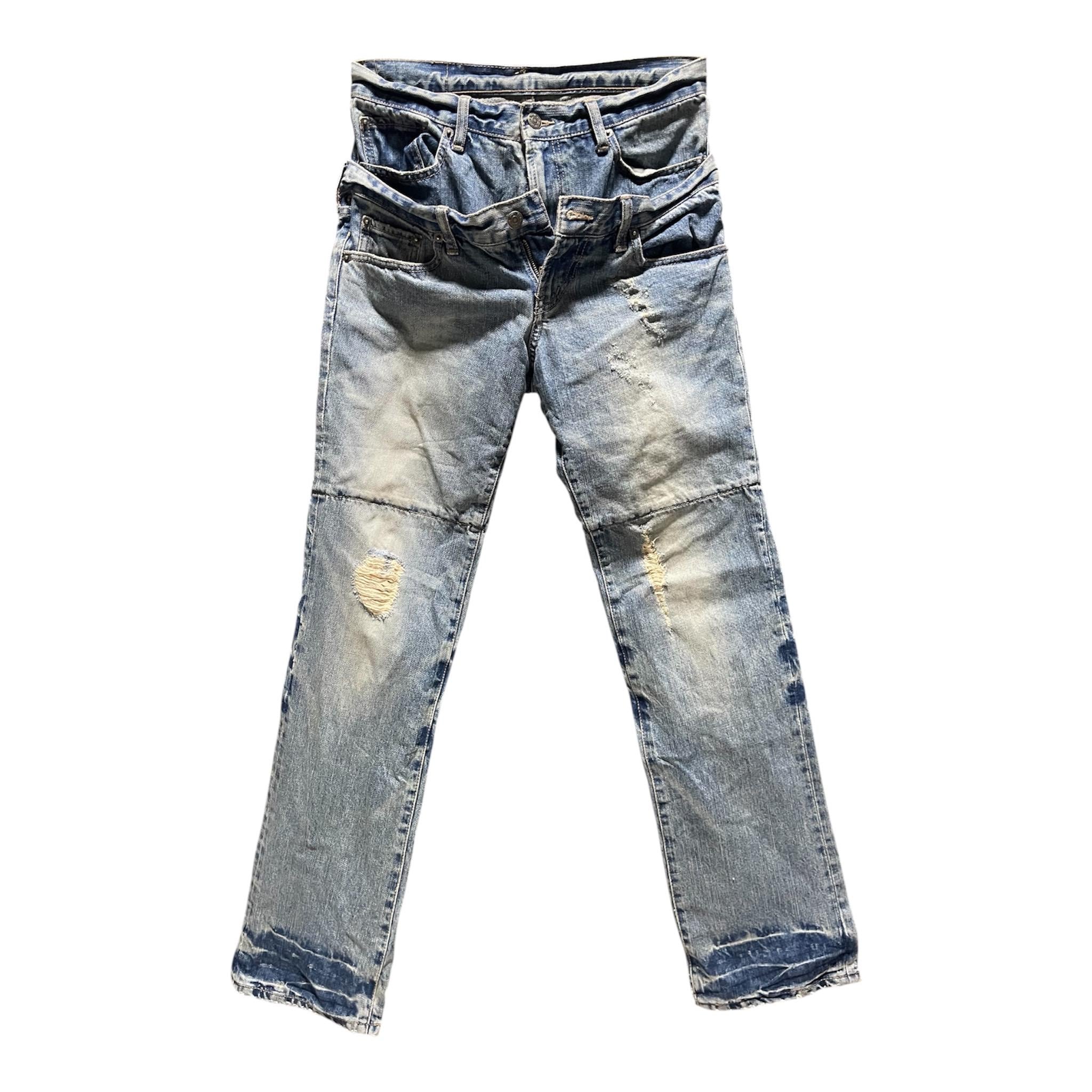 Ppfm Double Waisted Jeans - Etsy
