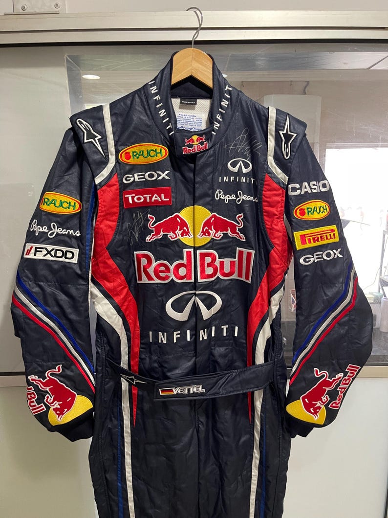 Red Bull Raciing Rauch VTG SEBASTIAN VETTEL F1 ANZUG Red Bull Racing Team - Etsy Schweiz