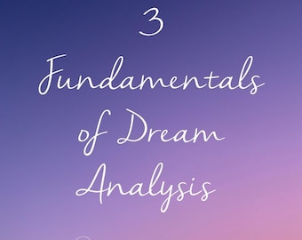 Guía de interpretación de sueños / 3 fundamentos del análisis de sueños / Trabajo interior espiritual imprimible / Descarga digital instantánea