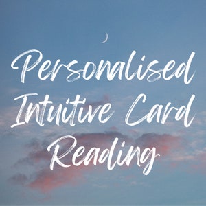 Intuitives Kartenlesen, personalisiertes psychisches Tarot-Orakel