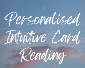 Lectura intuitiva de cartas Oráculo del Tarot psíquico personalizado