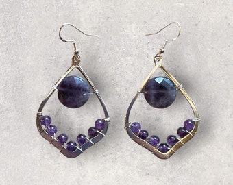 Gemstone Earrings Large