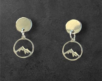 Mountain Stud- Silver Small