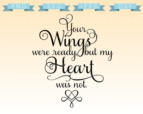 Download Free Wings Were Ready Text Only Cut File Svg Png Dxf Cricut Etsy SVG Cut Files