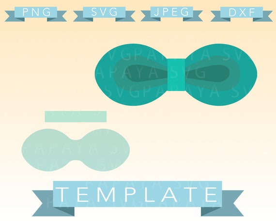 Download Free Pinch Bow Template Cut File Svg Png Jpeg Cricut Etsy SVG Cut Files