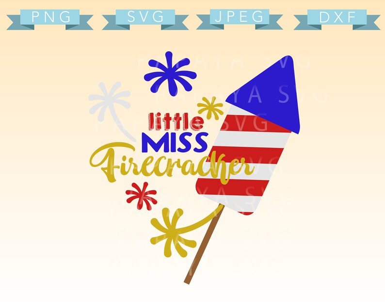 Art Collectibles Clip Art Sihouette Cameo Little Miss Firecracker Cut File Png Firework Fourth Of July Design Jpeg 4th Of July Independence Day Cricut Svg