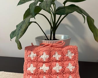 Handmade Crochet Book Cover with Tie Closure – Crochet Book Sleeve, Protective Book Pouch, Gift for Book Lovers
