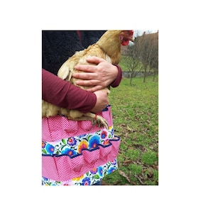 Egg Gathering Apron, Egg Collecting Apron, Fresh Egg Holder Apron, Easter Gift For Farmer Friend