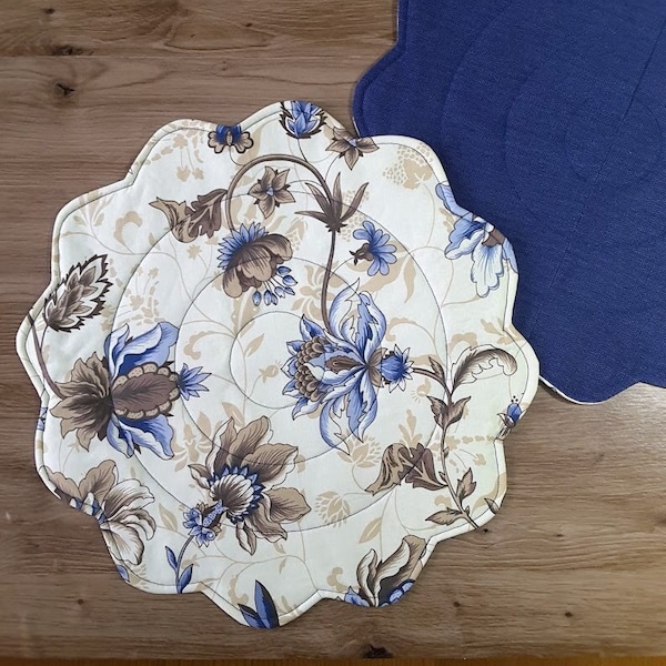 Scalloped Placemats Etsy