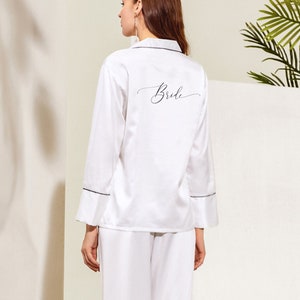 Satin pyjamas with initials on sale