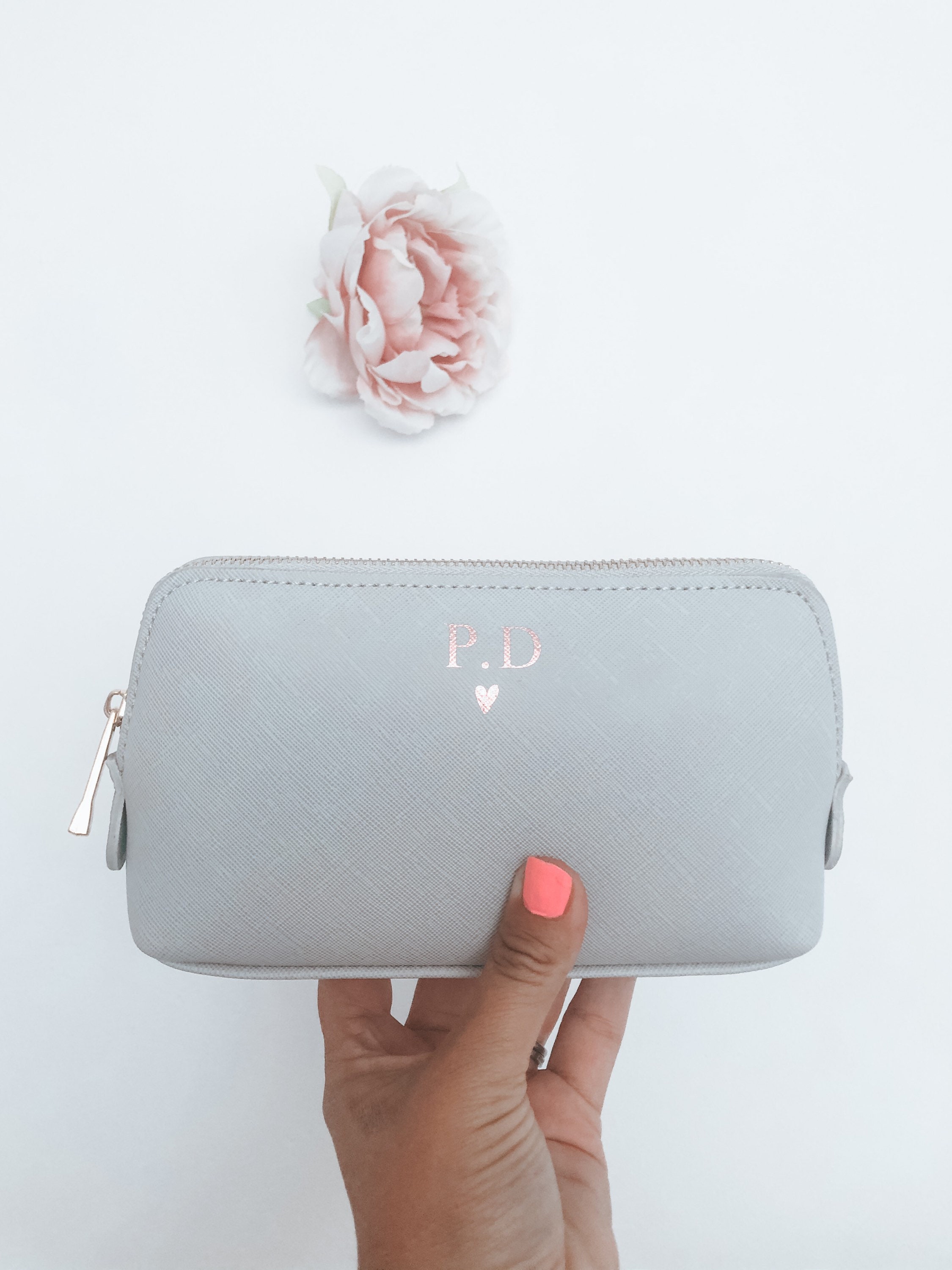 Initials bag leather look bag monogram bag personalised Etsy