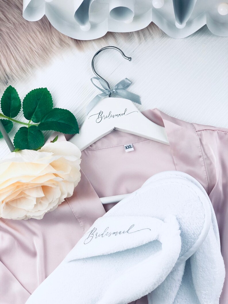 Satin Lace Wedding Robe Sage Green Robe Personalised Bridal Etsy UK