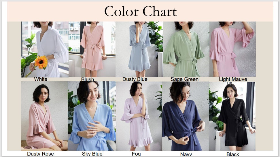 Bridesmaid Robes Bridal Robe Satin Wedding Robe - Etsy UK