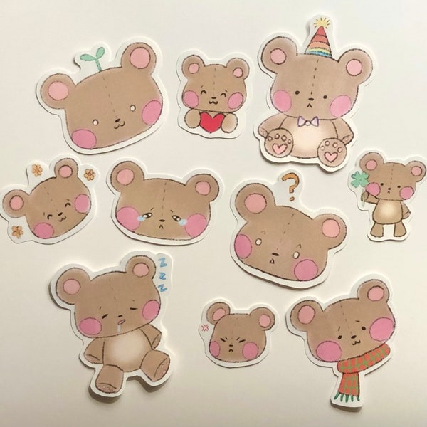 Bear Stickers (set of 10)