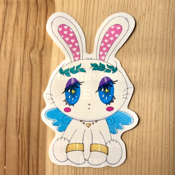 Original Kawaii Bunny Rabbit Sticker 'Winged Bunny'