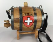 Saint Bernard Barrel with Decal and Engraving