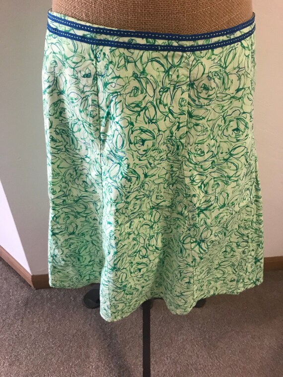 Lime green skirt