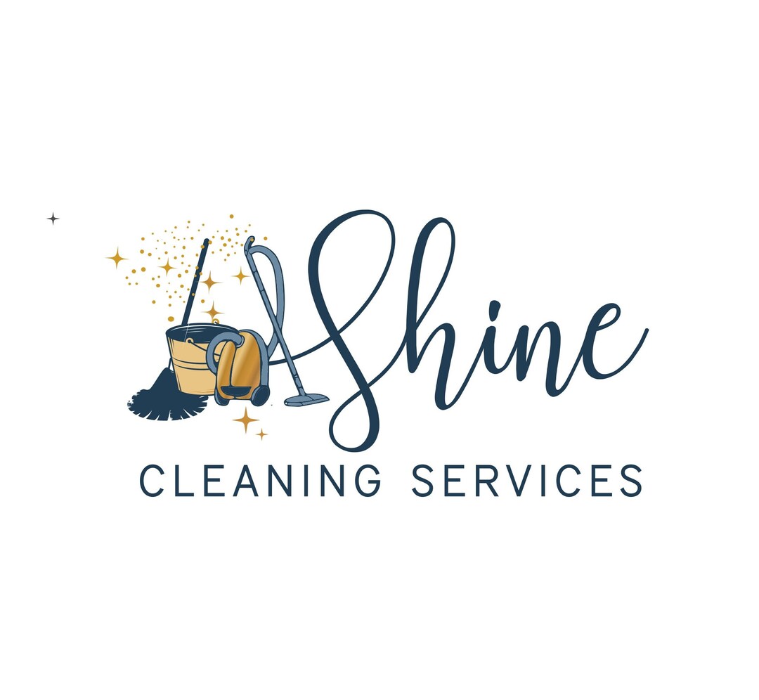 Cleaning Company, Vacuum Cleaner, Mop Logo Design, Small Businesses Logo Design, Professional