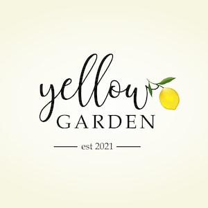Lemon fruit logo, farmers logo, Floral logo design, Premade logo design, Business Logo, Shop logo design, healthy logo, farms logo design