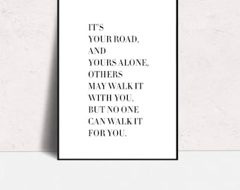 Arte mural minimalista imprimible, carteles motivacionales, archivos PDF, descargas instantáneas