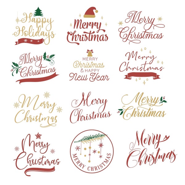 Christmas Overlays, Merry Christmas Word Art , Christmas Word Art, Digital Christmas PNG, Christmas clip art, Merry Christmas wording,