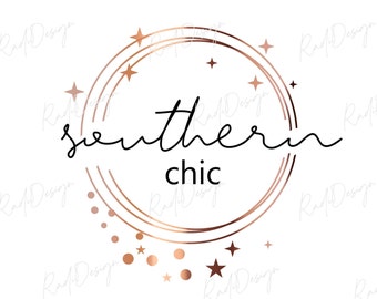 Diseño de logotipo de estrella, logotipo de estrella, logotipo de galaxia, logotipo de espacio, logotipo de oro rosa, diseño de logotipo moderno, logotipo de boutique, logotipo elegante, logotipo de fotografía