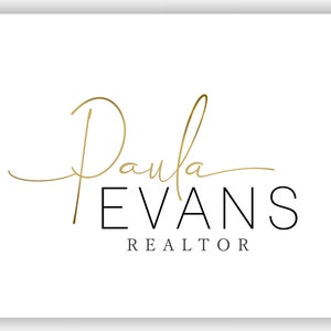 Gold Logo Design, Modern logo, Premade logo design, Real estate logo, Realtor logo, Photography logo design, Business logo, Signature logo