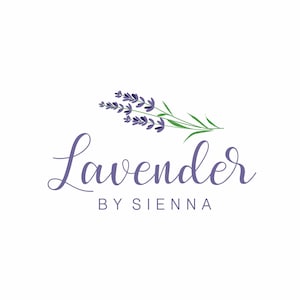 Lavender Logo, Flower logo, Premade Logo, Event Logo, Lavender Logo design, Organic Logo, Photography Logo, Florist logo, Therapist Logo