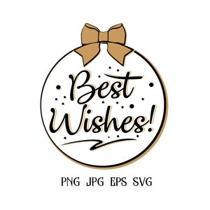 Mis mejores deseos arte de palabras, texto de mejores deseos, ilustración, feliz Navidad, imágenes prediseñadas, descarga digital, PNG, SVG