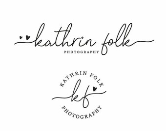 Premade logo, Photography logo, Elegant logo, Calligraphy logo, Event logos, Script Logo Design, Business logo, Initials logos, Watermark