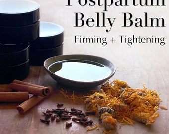 Organic Postpartum Belly Balm 4 oz.  - Bengkung Belly Binding Balm