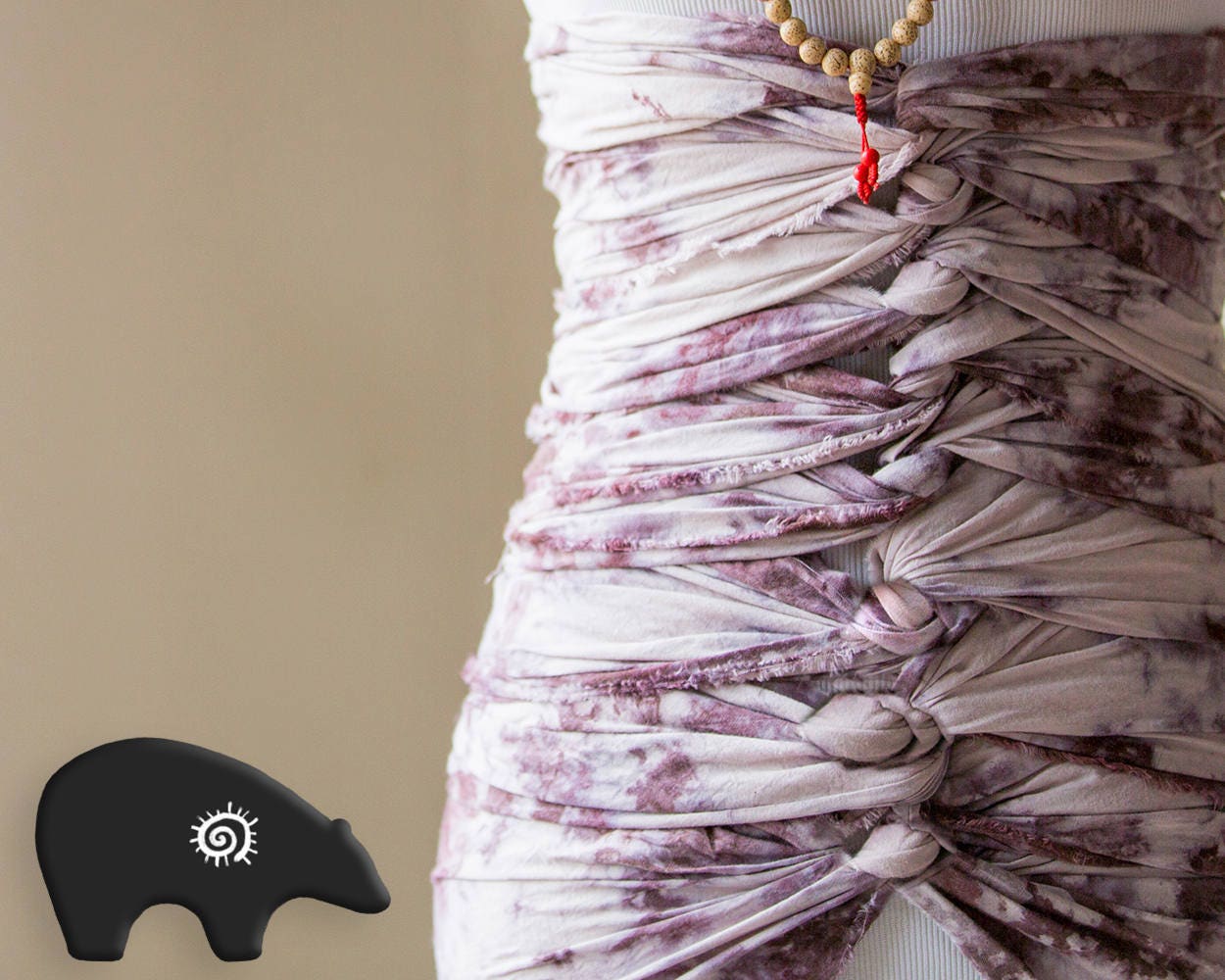 Plum Bengkung Belly Binding 17 Yards x 9 Hand dyed Etsy