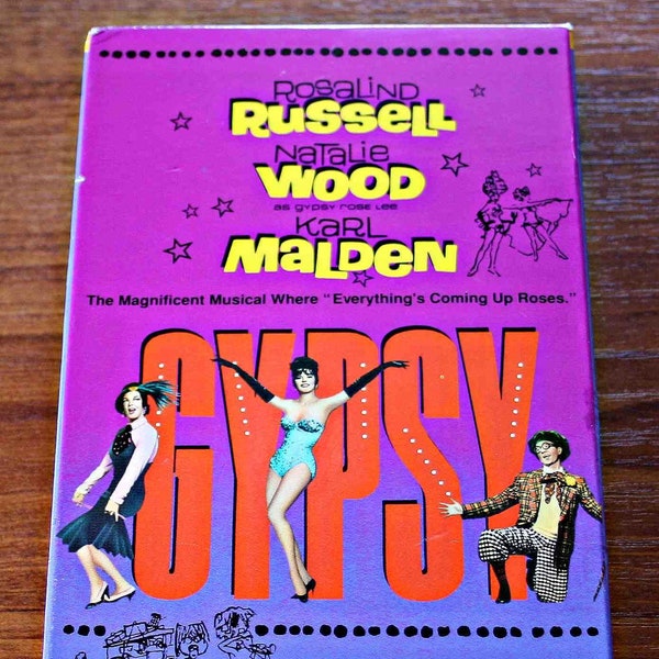 Gypsy--Natalie Woods, Roalind Russell, Karl Malden, organ Brittany, Jack Benny--Mervyn LeRoy, Director--1962--VHS----Shipping Included