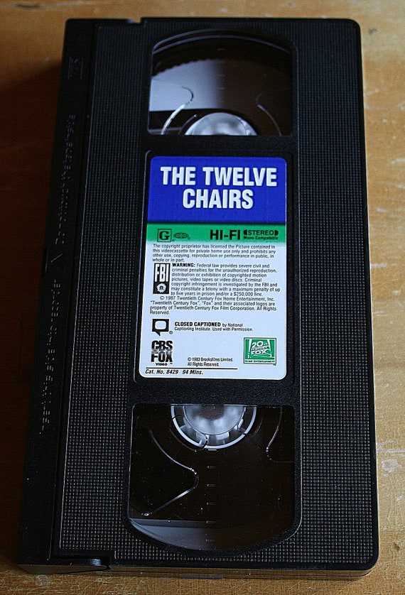 The Twelve Chairs Mel Brooks Don Deluise Frank Langelia Ron Moody Mel Brooks Director 1970 Vhs Shipping Included