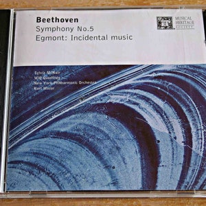Beethoven Symphony No.5 and Egmont Incidental music--CD, 2001--New York Philharmonic Ochestra, Kurt Masur Conductor --Shipping Included