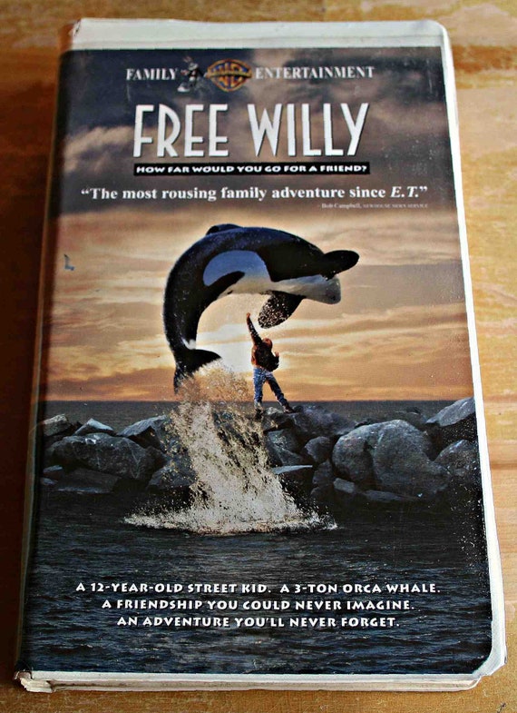 Free Willy, 1993 (VHS, 1993) Jason James Richter, August