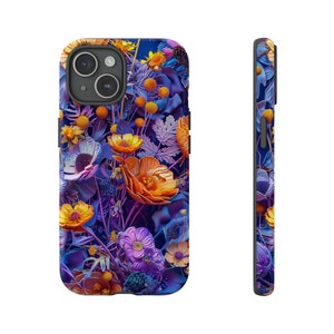 Étui de téléphone floral esthétique pour iPhone, Samsung Galaxy, Google Pixel