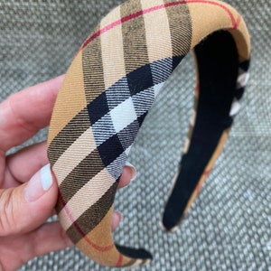 Bandana Cotton Headband Girls Burberry Headband Authentic Burberry