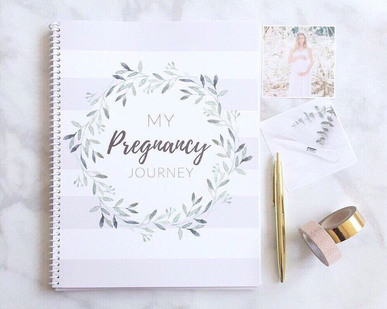 Pregnancy Journal Baby Book Pregnancy Book Pregnancy Diary Etsy