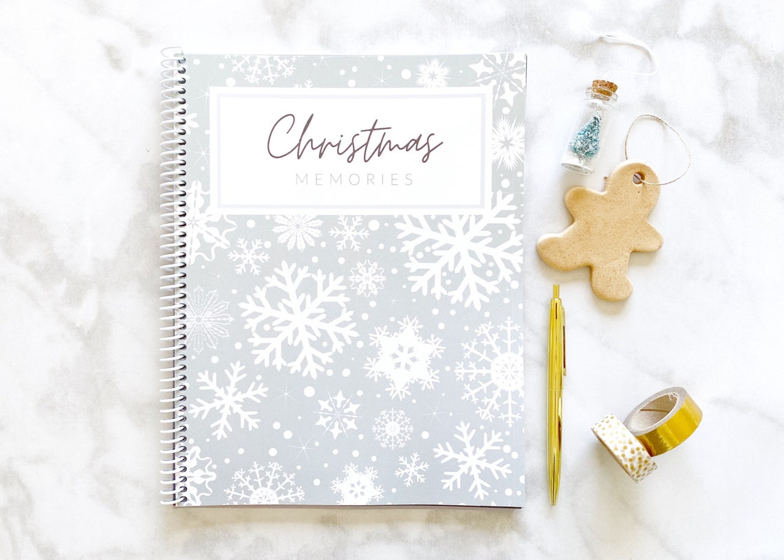 Christmas Memory Book Christmas Journal Baby Book Christmas | Etsy
